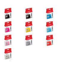 10-Piece Bulk Set of Genuine Canon PGI-72 Ink Cartridges 10-Piece Bulk Set of Genuine Canon PGI-72 Ink Cartridges