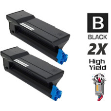 2 PACK Okidata 43979201 Black High Yield combo Laser Toner Cartridge Premium Compatible 2 PACK Okidata 43979201 Black High Yield combo Laser Toner Cartridge Premium Compatible