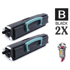 2 PACK Dell MW558 Black High Yield combo Laser Toner Cartridge Premium Compatible 2 PACK Dell MW558 Black High Yield combo Laser Toner Cartridge Premium Compatible