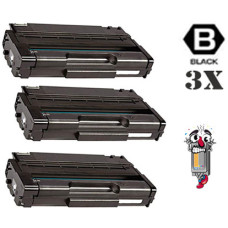 3 PACK Ricoh 406465 Black High Yield combo Laser Toner Cartridge Premium Compatible 3 PACK Ricoh 406465 Black High Yield combo Laser Toner Cartridge Premium Compatible