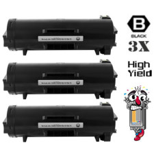 3 PACK Xerox 106R03942 Black High Yield Laser Toner Cartridge Premium Compatible