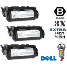 3 PACK Dell 330-9792 (PK6Y4) Extra Black High Yield combo Laser Toner Cartridge Premium Compatible 3 PACK Dell 330-9792 (PK6Y4) Extra Black High Yield combo Laser Toner Cartridge Premium Compatible