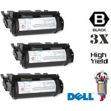 3 PACK Dell J2925 Black High Yield combo Laser Toner Cartridge Premium Compatible 3 PACK Dell J2925 Black High Yield combo Laser Toner Cartridge Premium Compatible