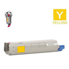 Genuine Okidata 43837125 Yellow Toner Cartridge Genuine Okidata 43837125 Yellow Toner Cartridge