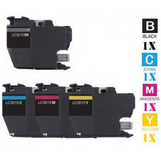 4 PACK Brother LC401 combo Ink Cartridges Remanufactured 4 PACK Brother LC401 combo Ink Cartridges Remanufactured