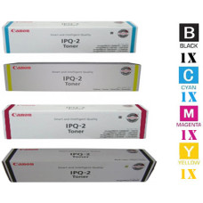 4 PACK Genuine Canon IPQ2 High Yield combo Laser Toner Cartridges