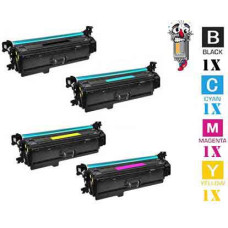 4 PACK Hewlett Packard HP201A combo Laser Toner Cartridges Premium Compatible
