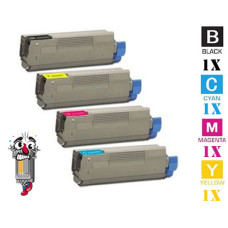 4 PACK OKI TYPE C2 Series combo Laser Toner Cartridge Premium Compatible 4 PACK OKI TYPE C2 Series combo Laser Toner Cartridge Premium Compatible