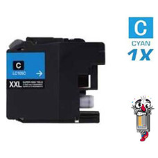 Brother LC105C Super High Yield Cyan Inkjet Cartridge Remanufactured