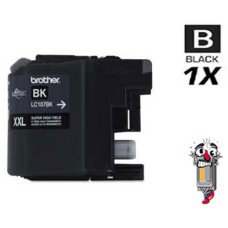 Brother LC107BK Extra Black High Yield Inkjet Cartridge Remanufactured