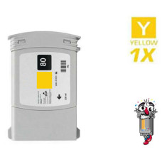 Hewlett Packard C4848A HP80Y Yellow Dye Inkjet Cartridge Remanufactured