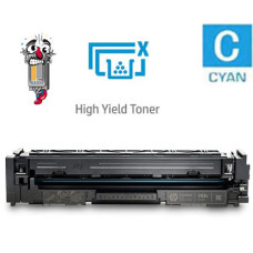 Hewlett Packard CF501X HP202X High Yield Cyan Laser Toner Cartridge Premium Compatible