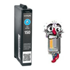 Lexmark Vizix #150XL 14N1615 High Yield Cyan Inkjet Cartridge Remanufactured