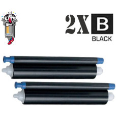 Genuine Panasonic KX-FA136 Black Fax Refill Roll 2 Pack Genuine Panasonic KX-FA136 Black Fax Refill Roll 2 Pack