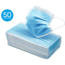 50 Disposable Face Masks 50 Disposable Face Masks